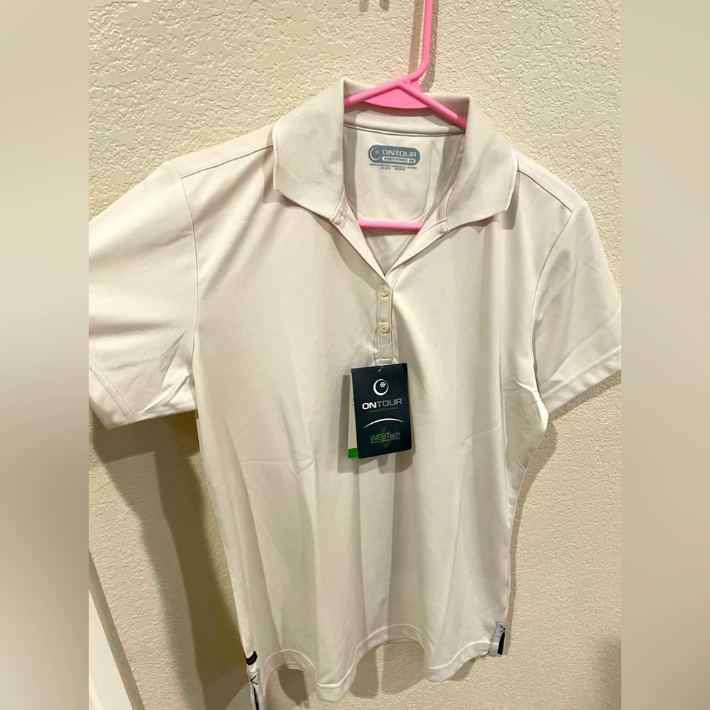 Womans golf polo t shirt